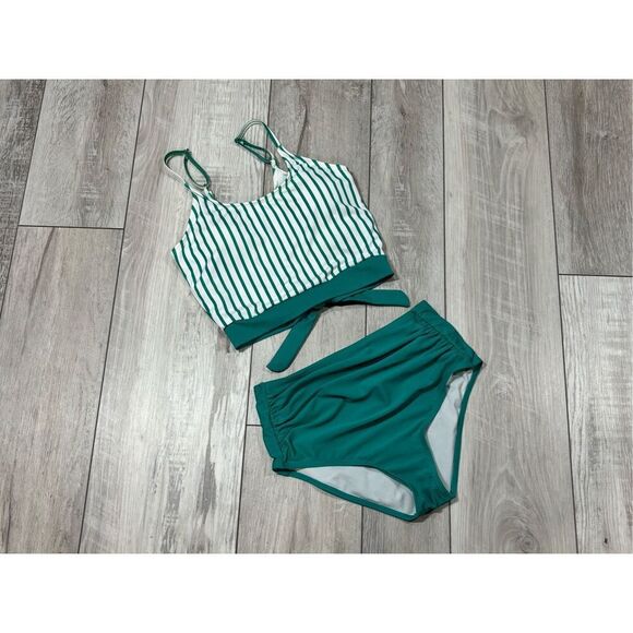 Coral reef two piece bathing suit size XS - Picture 1 of 12
